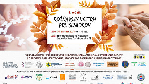 8. ročník ROŽŇAVSKÝ VEĽTRH PRE SENIOROV