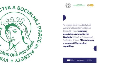 Štipendium z Plánu obnovy SR mieri k študentom VŠ sv. Alžbety: Pomoc pre talenty