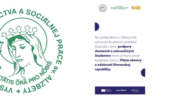 Štipendium z Plánu obnovy SR mieri k študentom VŠ sv. Alžbety: Pomoc pre talenty