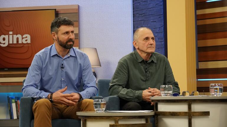 Rektor Ladislav Bučko a prorektor Marek Stachoň.