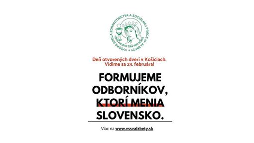 Staňte sa odborníkom, ktorý pomáha: Pozvánka na februárový deň otvorených dverí v Košiciach