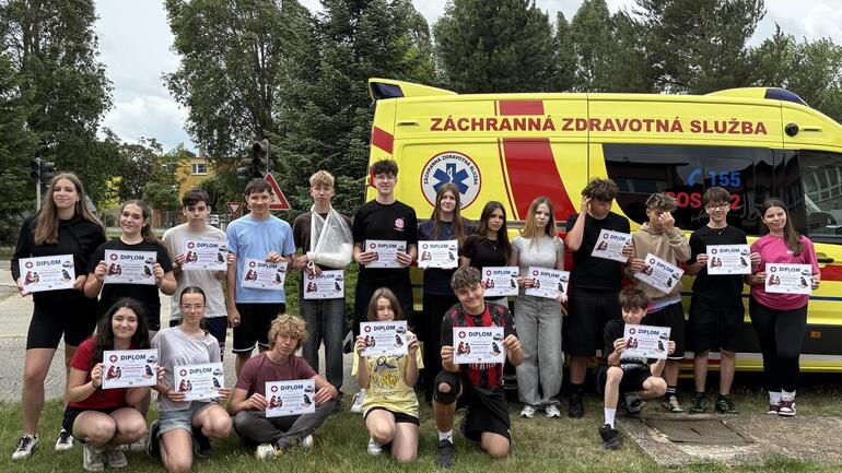 Deň, keď sa žiaci učili zachraňovať životy