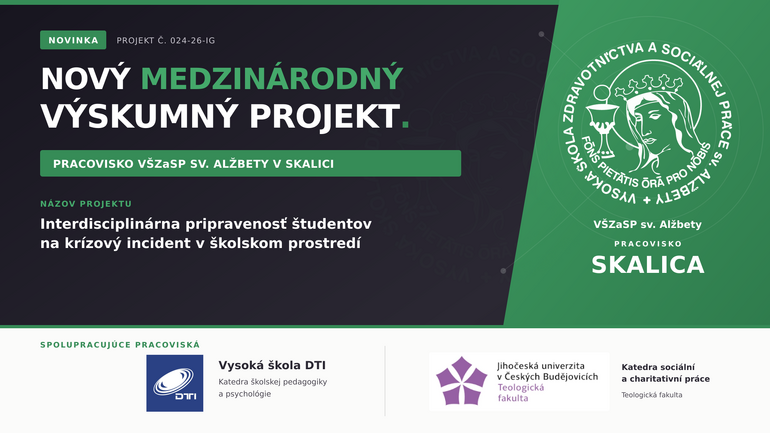 Pracovisko v Skalici realizuje nový medzinárodný výskumný projekt