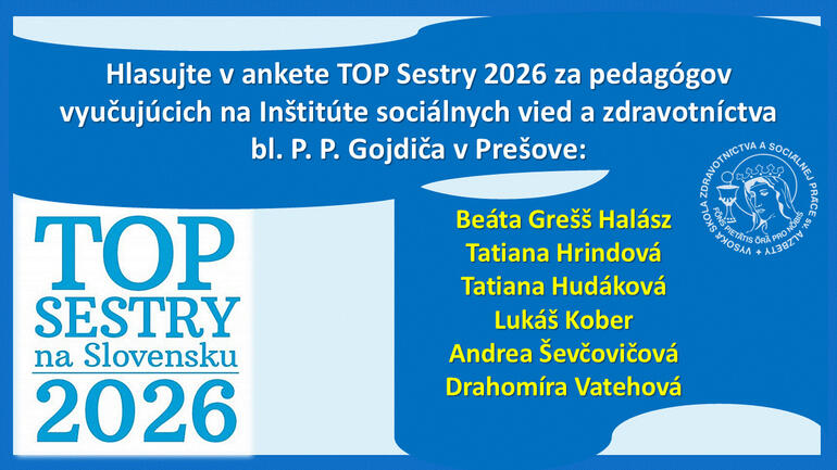 SME V ANKETE TOP SESTRY 2026!