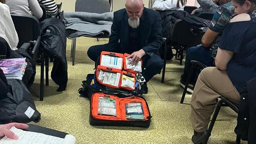 Social Work Students Completed Training: Basics of First Aid