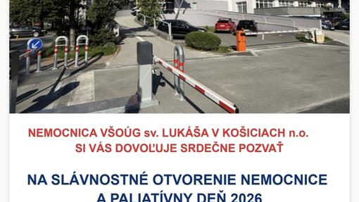 Výnimočný deň a s láskou v srdci vo Vysokošpecializovanom odbornom ústave geriatrickom sv. Lukáša v Košiciach