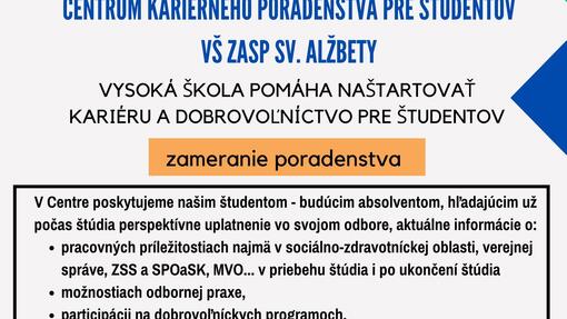 Poradenstvo pre študentov