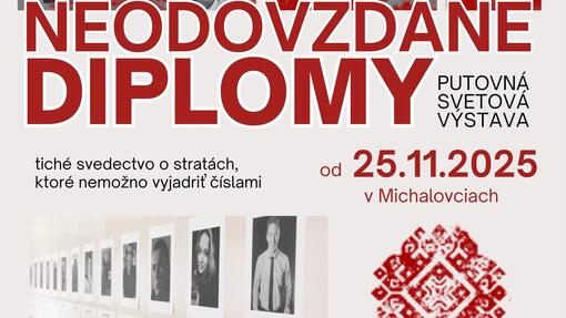 Výstava – Neodovzdané diplomy / Unissued Diplomas