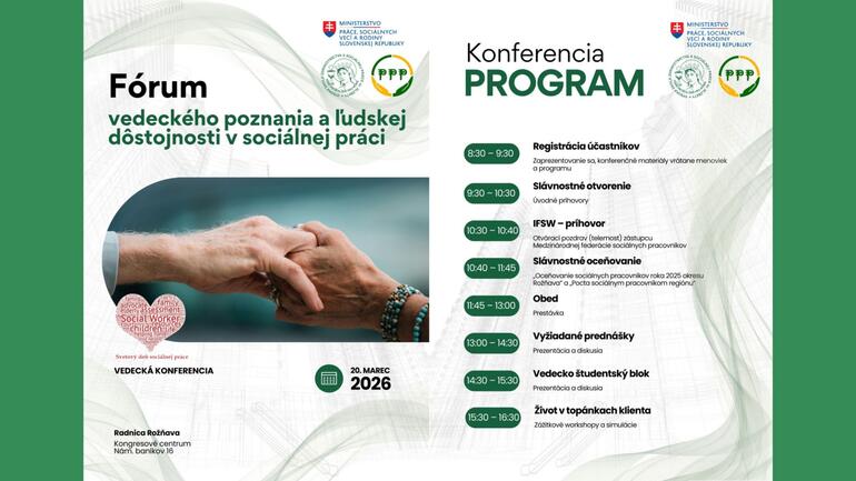 Rožňava sa stane centrom reflexie: Pozývame vás na konferenciu „Fórum poznania a ľudskej dôstojnosti“