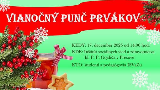 VIANOČNÝ PUNČ PRVÁKOV