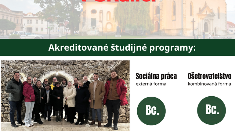 Prijímacie konanie pre akademický rok 2026/2027 je zahájené!