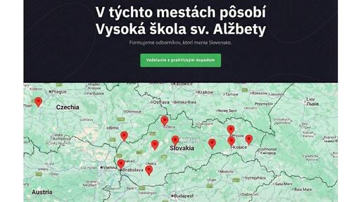 Mapa, kde pôsobíme.