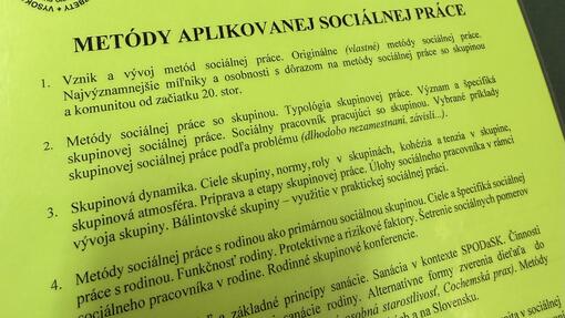 Magisterské štátne záverečné skúšky v študijnom odbore Sociálna práca v Skalici