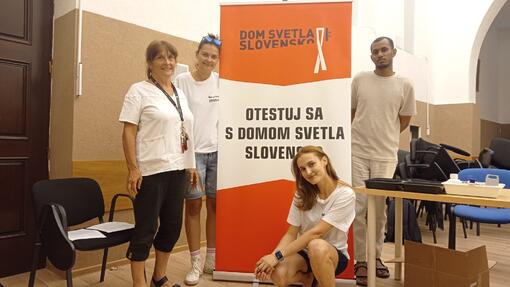 TERÉNNE TESTOVANIE PRE ĽUDÍ BEZ DOMOVA 