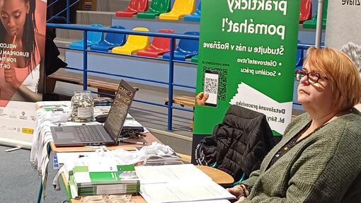 Naše detašované pracovisko na veľtrhu ALMA-MATER