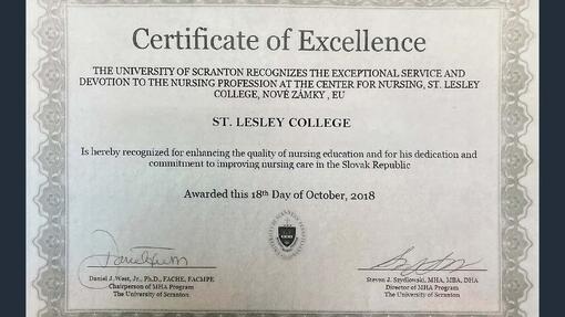 Certificate of Excellence