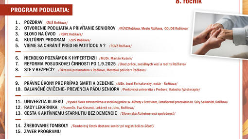8. ročník ROŽŇAVSKÝ VEĽTRH PRE SENIOROV