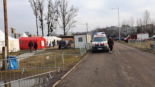 Pomoc v zdravotníckom centre intervenčného tímu