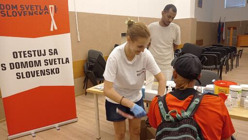 TERÉNNE TESTOVANIE PRE ĽUDÍ BEZ DOMOVA 