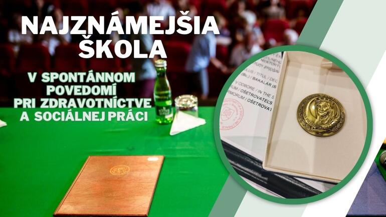 VŠZaSP sv. Alžbety je lídrom v spontánnom povedomí: Ľuďom napadne pri zdravotníctve a sociálnej práci ako prvá