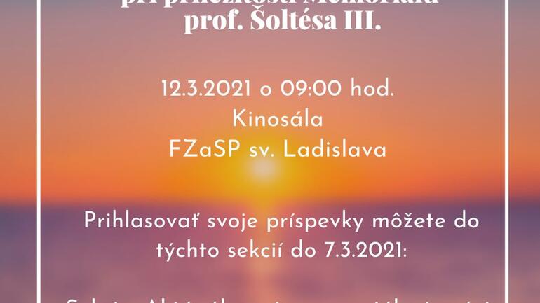 Medzinárodná vedecká konferencia 2021