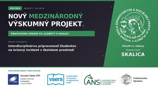 Pracovisko v Skalici realizuje nový medzinárodný výskumný projekt
