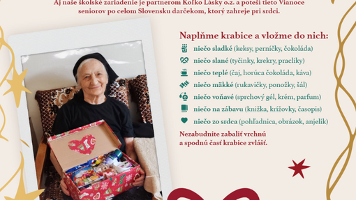 Koľko lásky sa zmestí do krabice od topánky – vyhlásenie zbierky