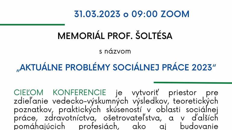 Medzinárodná online konferencia 2023