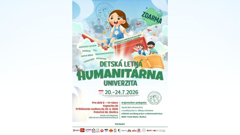 Detská letná humanitárna univerzita 2026 prinesie deťom v Skalici leto plné zážitkov