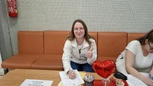 Poďakovanie za účasť na Valentínskej kvapke krvi
