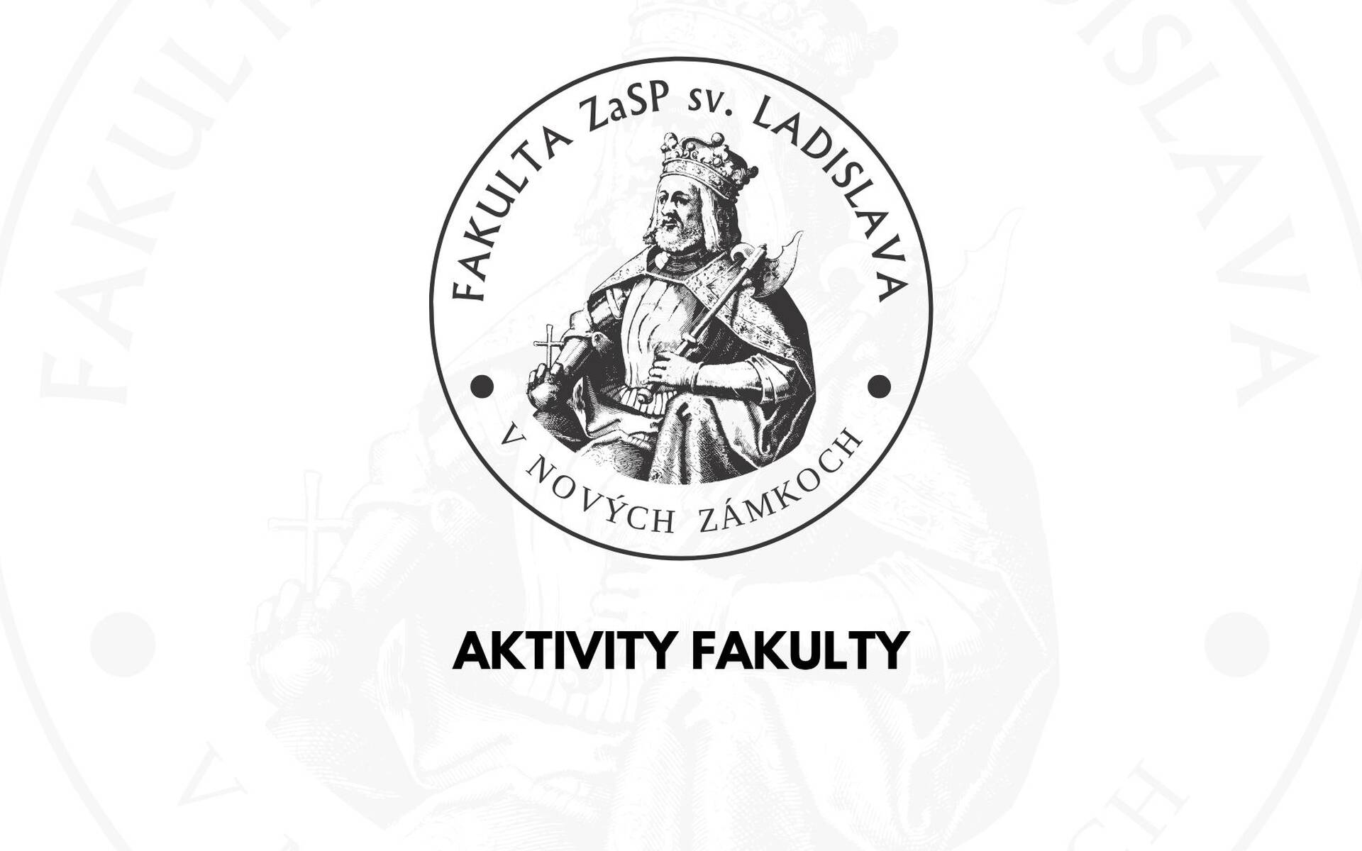 Aktivity fakulty